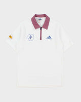 Vintage 2001 Adidas IAAF Athletics World Championships Embroidered Short Sleeve Waffle Polo Shirt - M