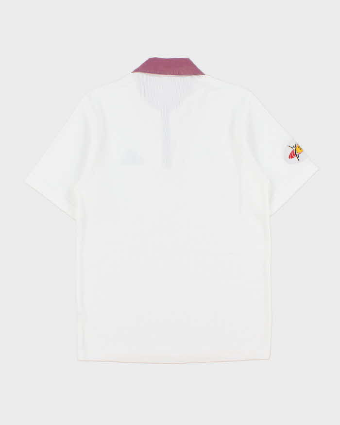 Vintage 2001 Adidas IAAF Athletics World Championships Embroidered Short Sleeve Waffle Polo Shirt - M