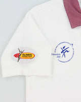 Vintage 2001 Adidas IAAF Athletics World Championships Embroidered Short Sleeve Waffle Polo Shirt - M