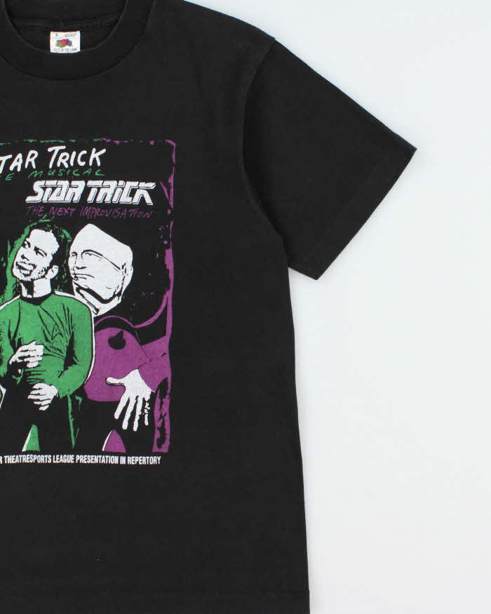 Vintage 1988 Star Trek Spoof Musical Heavyweight Made In USA Single Stitch Crewneck T-Shirt - S
