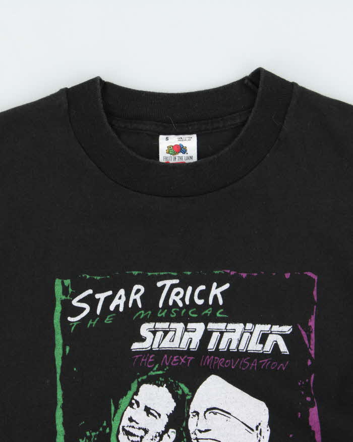 Vintage 1988 Star Trek Spoof Musical Heavyweight Made In USA Single Stitch Crewneck T-Shirt - S