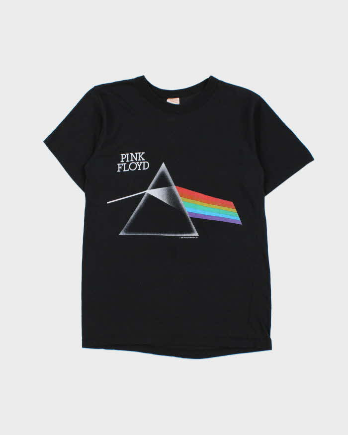 Vintage 1987 Pink Floyd Dark Side Of The Moon North America Tour Single Stitch Made In Canada Crewneck T-Shirt - L