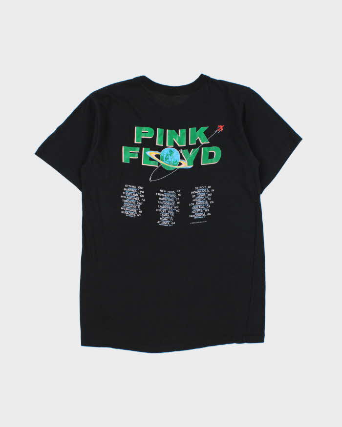 Vintage 1987 Pink Floyd Dark Side Of The Moon North America Tour Single Stitch Made In Canada Crewneck T-Shirt - L