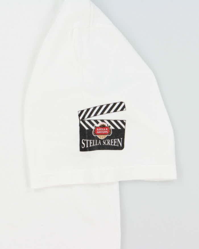Vintage 1990s Spielberg's Stella Artois Jaws Movie Heavyweight Crewneck T-Shirt - XL