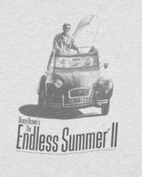 Vintage 1994 Bruce Brown's 'The Endless Summer II' Surfing Doc Grey Marl Heavyweight Made In USA Single Stitch Crewneck T-Shirt - L