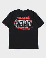 Vintage Y2K 00s Metallica And Justice For All Heavyweight Bomber Tag Crewneck T-Shirt - L
