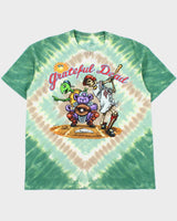 Vintage Liquid Blue Grateful Dead '94 Heavyweight Tie-Dye Baseball Crewneck T-Shirt - XL