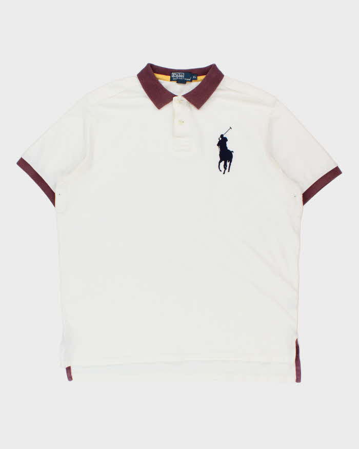 Vintage Y2K 00s Polo Ralph Lauren Heavyweight Big Pony Short Sleeve Polo Shirt - XL
