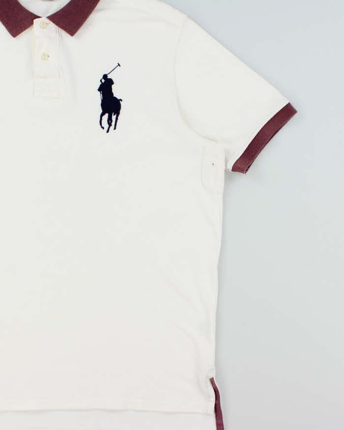 Vintage Y2K 00s Polo Ralph Lauren Heavyweight Big Pony Short Sleeve Polo Shirt - XL