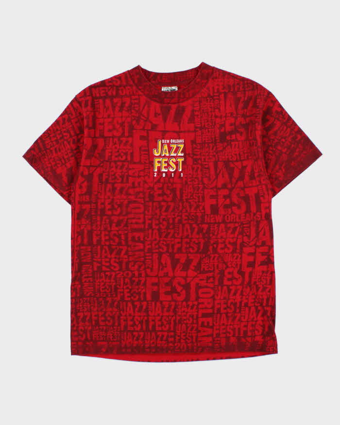 Vintage New Orleans Jazz 2011 Limited Edition Heavyweight Crewneck T-Shirt - M