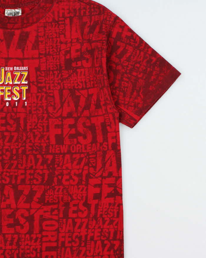Vintage New Orleans Jazz 2011 Limited Edition Heavyweight Crewneck T-Shirt - M