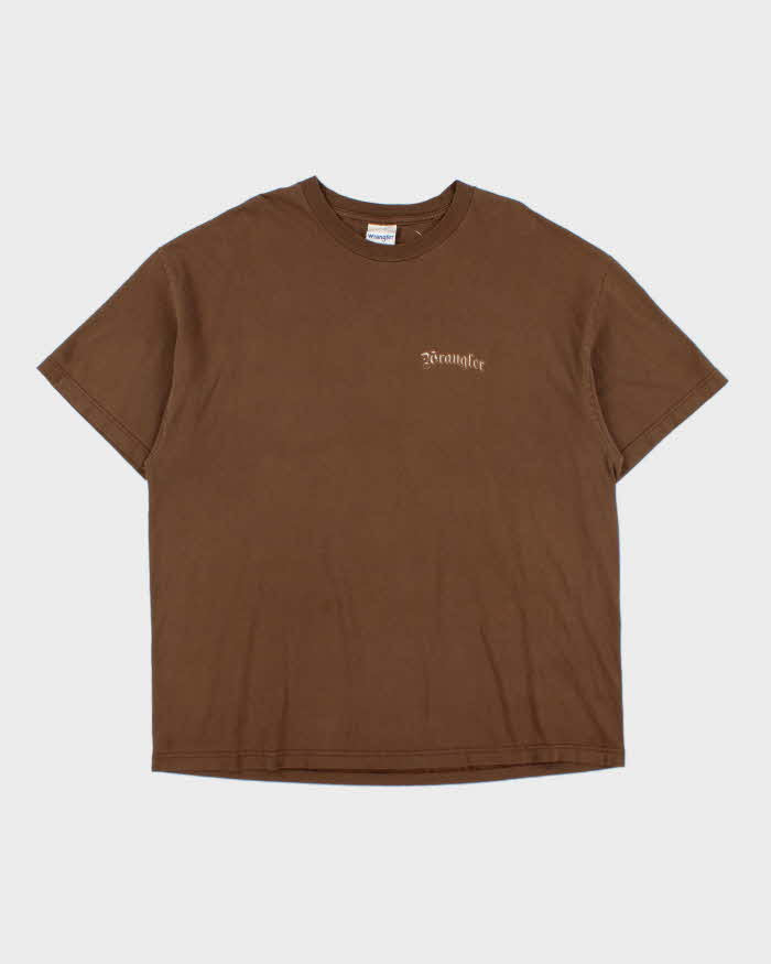 Vintage Y2K 00s Wrangler Heavyweight 'This Ain't My First Rodeo' Crewneck T-Shirt - XXL