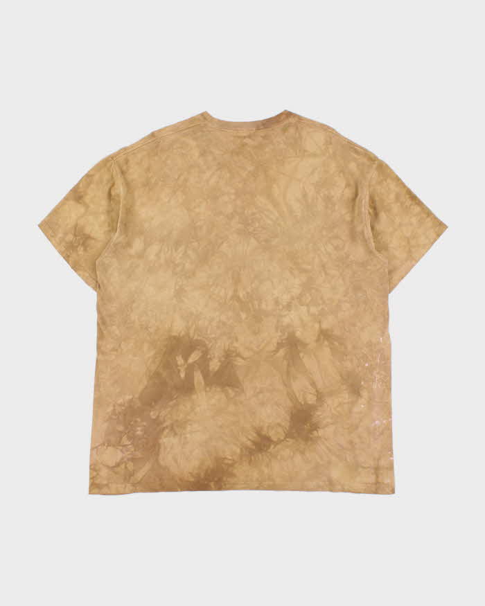 Vintage Y2K 00s The Mountain Heavyweight Made In USA Tie-Dye Eagle Crewneck T-Shirt - XL