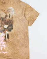 Vintage Y2K 00s The Mountain Heavyweight Made In USA Tie-Dye Eagle Crewneck T-Shirt - XL
