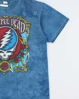 Vintage '08 Grateful Dead Tie-Dye Anvil Heavyweight Crewneck T-Shirt - L