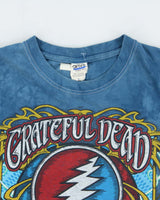Vintage '08 Grateful Dead Tie-Dye Anvil Heavyweight Crewneck T-Shirt - L