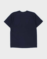 Vintage '02 Y2K Nike Navy Heavyweight Block Logo Made In Canada Crewneck T-Shirt - L