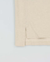 Vintage Y2K 00s Polo Ralph Lauren Marl Beige Custom Fit Short Sleeve Polo Shirt - S