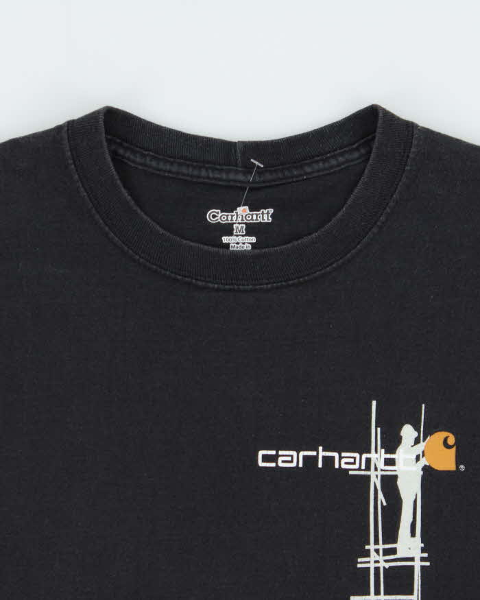 Vintage Y2K '09 Carhartt K258 Heavyweight Scaffold Workman Crewneck T-Shirt - M