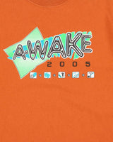Vintage '05 Y2K Awake Terracotta Heavyweight Ultra Gildan Crewneck T-Shirt - M