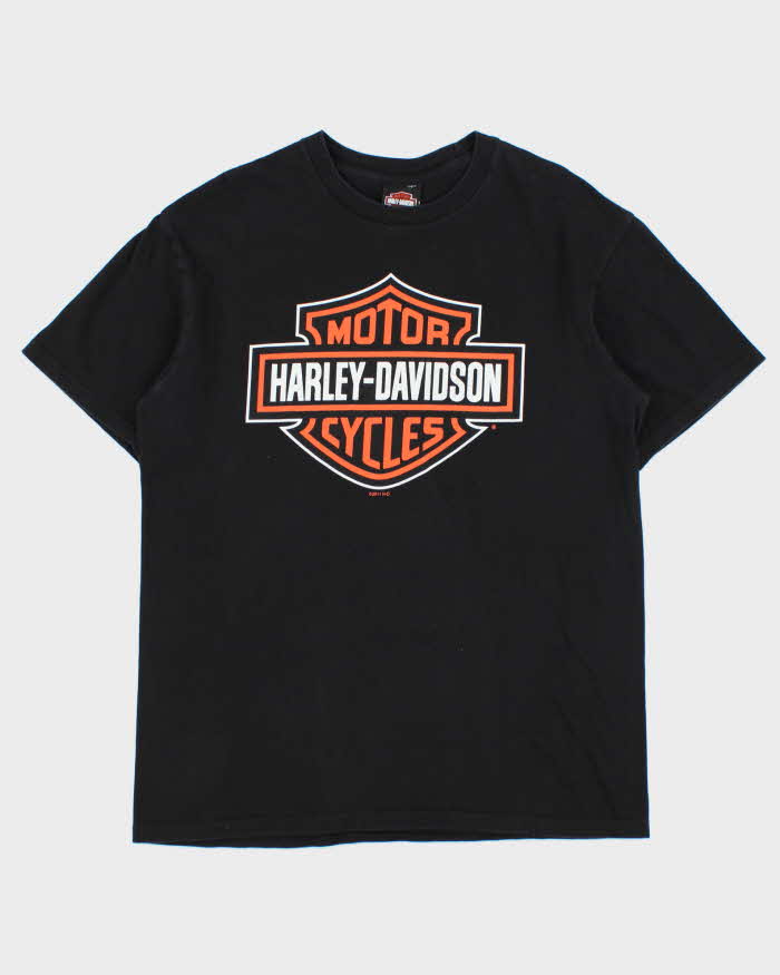 Vintage Harley Davidson Jacox Mississauga Ontario Heavyweight Crewneck T-Shirt - L
