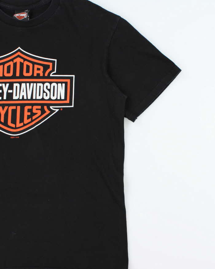 Vintage Harley Davidson Jacox Mississauga Ontario Heavyweight Crewneck T-Shirt - L
