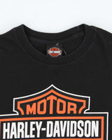 Vintage Harley Davidson Jacox Mississauga Ontario Heavyweight Crewneck T-Shirt - L