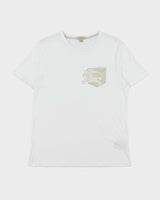 Vintage Burberry Brit Prosum Pocket Single Stitch Crewneck T-Shirt - M