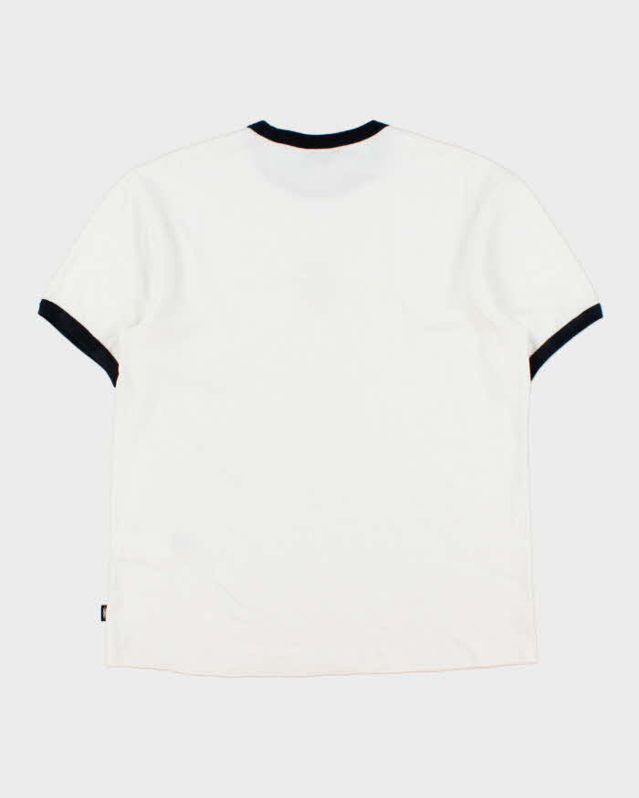 Vintage Quiksilver Heavyweight Devil Cross Crewneck Ringer T-Shirt - M