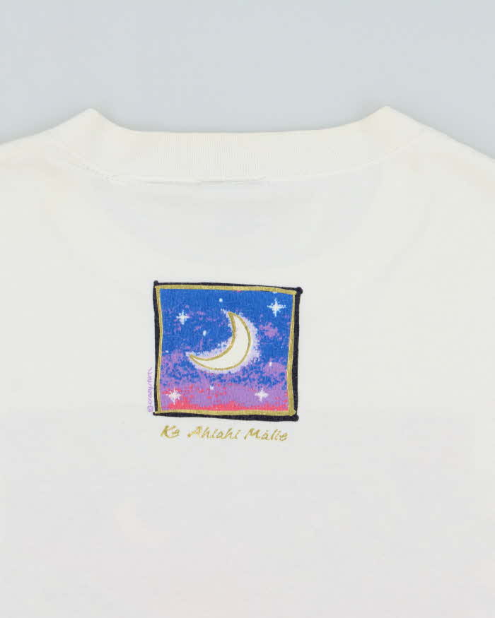 Vintage 1990s Ke Ahiali Malie Heavyweight Crazy Shirts Hawaii Single Stitch Made In USA Crewneck T-Shirt - L