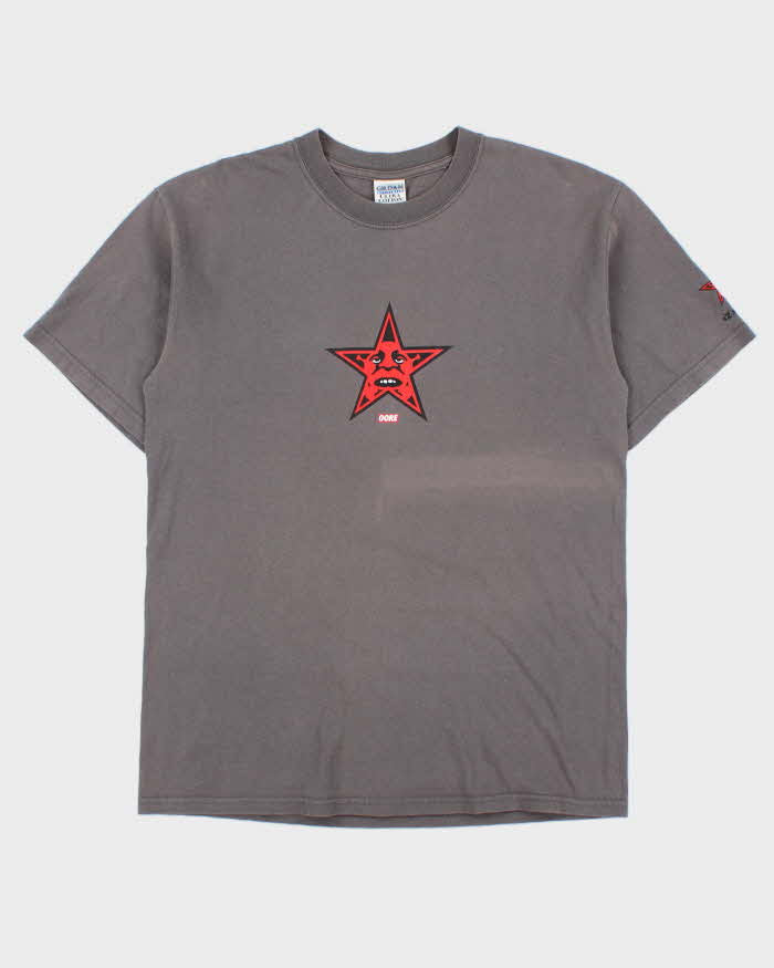 Vintage 2004 Shrek 2 'Ogre' Obey Rip Movie Promo Heavyweight Gildan Ultra Crewneck T-Shirt - M