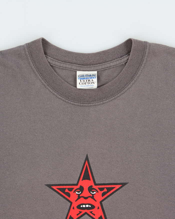 Vintage 2004 Shrek 2 'Ogre' Obey Rip Movie Promo Heavyweight Gildan Ultra Crewneck T-Shirt - M