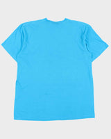 Vintage Y2K 00s Quiksilver Aqua Heavyweight Made In USA Crewneck T-Shirt - XL