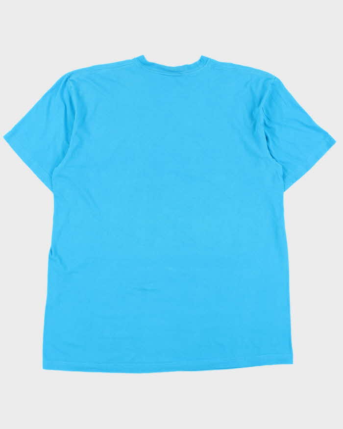 Vintage Y2K 00s Quiksilver Aqua Heavyweight Made In USA Crewneck T-Shirt - XL