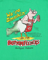 Vintage Y2K 00s Bottom Feeders Alabama Heavyweight Gildan Ultra Crewneck T-Shirt - M