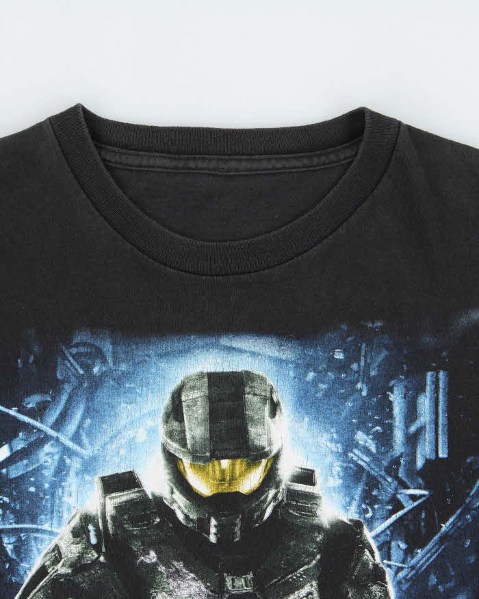 Vintage 2012 Microsoft Halo 4 Release Promo Heavyweight Crewneck T-Shirt - M