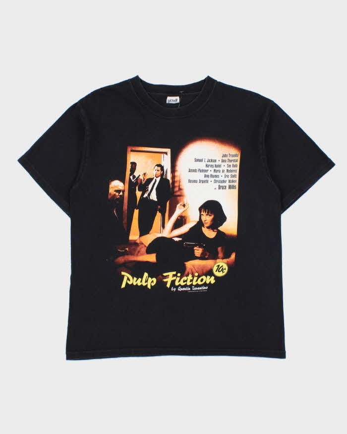 Vintage '08 Y2K Miramax Film Pulp Fiction Tarantino Heavyweight Anvil Crewneck T-Shirt - M