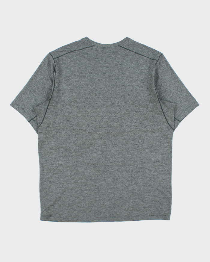 Arc'teryx Grey Marl 'Cormac SS' Crewneck 3M Bird Toque Technical T-Shirt - M