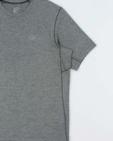 Arc'teryx Grey Marl 'Cormac SS' Crewneck 3M Bird Toque Technical T-Shirt - M