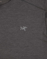 Arc'teryx Grey Marl 'Cormac SS' Crewneck 3M Bird Toque Technical T-Shirt - L