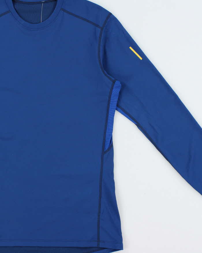 DS Vintage Arc'teryx Ocean Blue Crewneck Long Sleeve Thermal Active T-Shirt - L