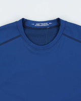 DS Vintage Arc'teryx Ocean Blue Crewneck Long Sleeve Thermal Active T-Shirt - L
