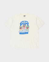 Vintage 1990s Jim Bean Cocktails Heavyweight Made In USA Oneita Power-T Single Stitch Crewneck T-Shirt - XL