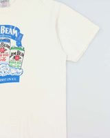 Vintage 1990s Jim Bean Cocktails Heavyweight Made In USA Oneita Power-T Single Stitch Crewneck T-Shirt - XL
