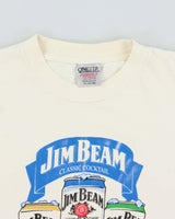 Vintage 1990s Jim Bean Cocktails Heavyweight Made In USA Oneita Power-T Single Stitch Crewneck T-Shirt - XL