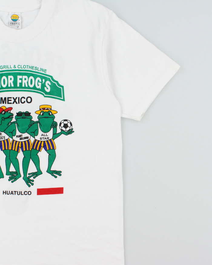 Vintage 1990s Señor Frogs Huatulco Mexico Heavyweight Crewneck T-Shirt - XL