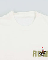 Vintage 1990s Royal Canadian Mountain Police R.C.M.P Heavyweight Embroidered Single Stitch Crewneck T-Shirt - XL