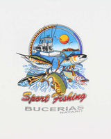 Vintage Y2K 00s Bucerias Sport Fishing Heavyweight Yazebek Crewneck T-Shirt - L