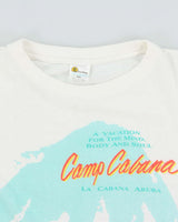 Vintage 1990s Camp Cabana Heavyweight Single Stitch Crewneck T-Shirt - XXL