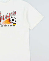 Vintage Y2K 2006 Fifa World Cup England Football Heavyweight Crewneck T-Shirt - L